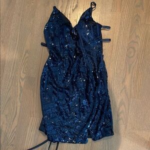 Sequin Strappy Dress